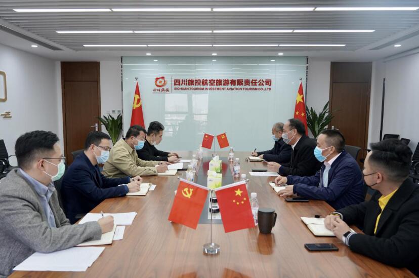 周曉陽率隊調研尊龍凱時航旅復工復產工作