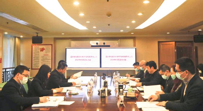 集團領導督導尊龍凱時創新公司2020年領導干部民主生活會