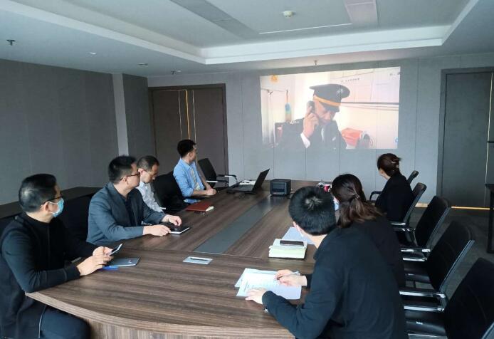 集團安辦組織觀看消防宣傳“五進”云直播