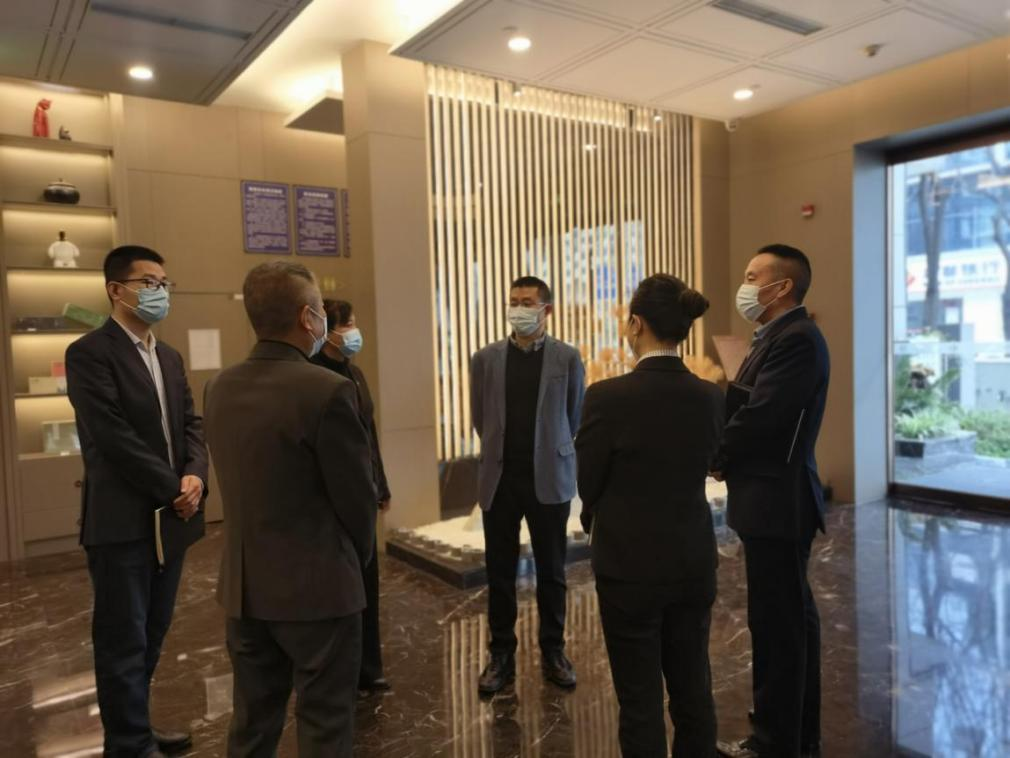 集團領導帶隊赴錦著酒店天府廣場店安全檢查